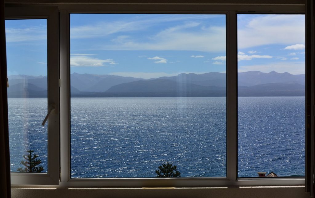 Modern windows provide a clear view of the world
