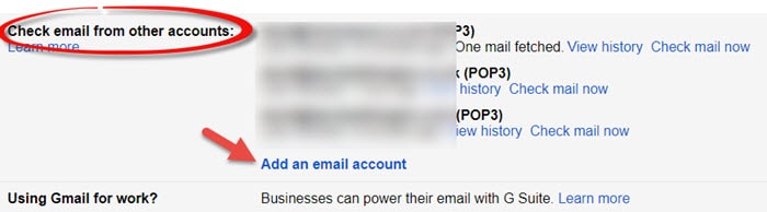 Check Email from other accounts