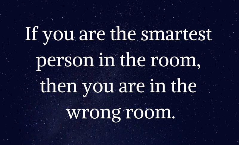 Being The Smartest Person In The Room In An Over Sized