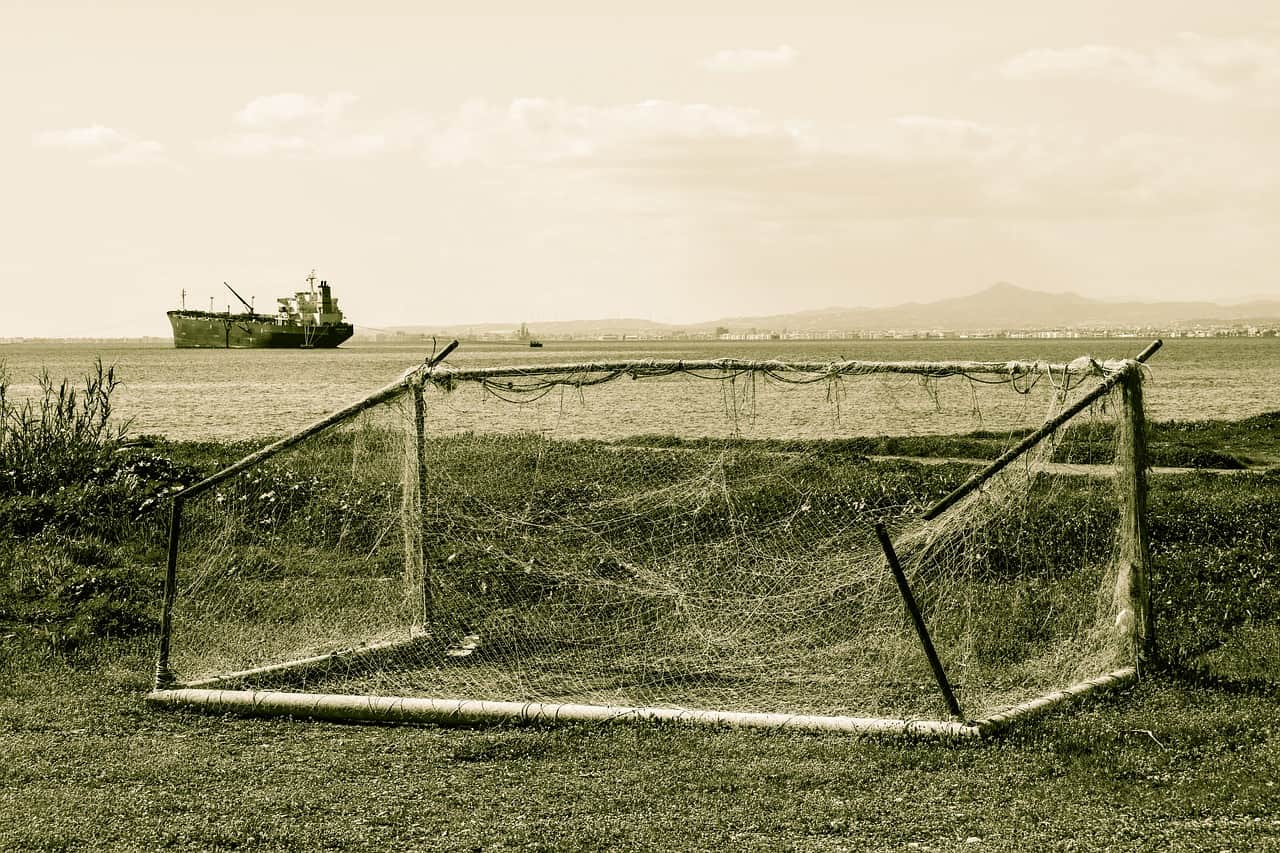 Imagine a set of old, bland goalposts
