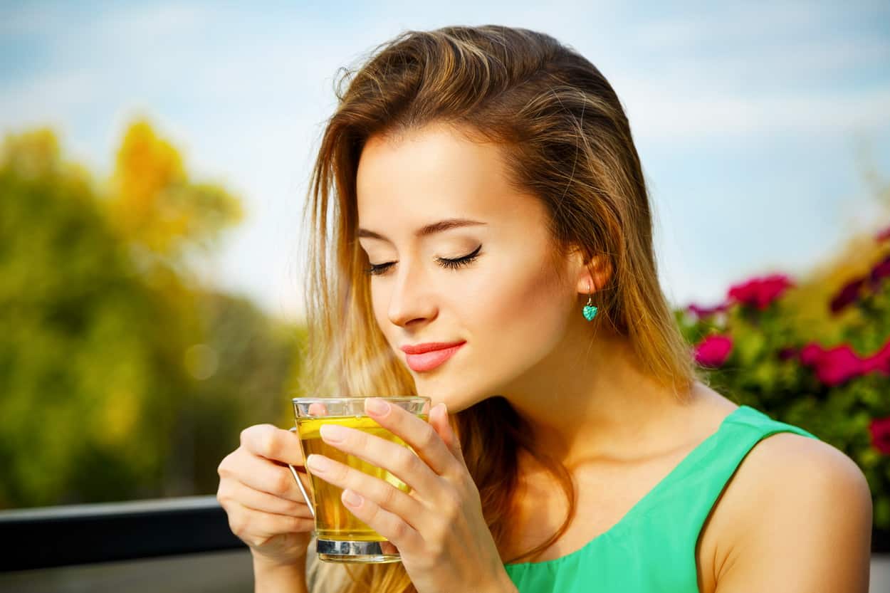 Lose weight with green tea