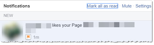 When your fans "like" your page, Facebook will tell you