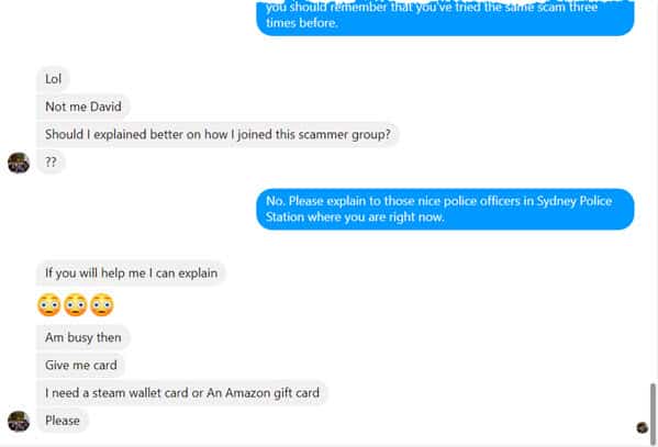 I found a scam account on MSN! - Messenger Discussion - MessengerGeek