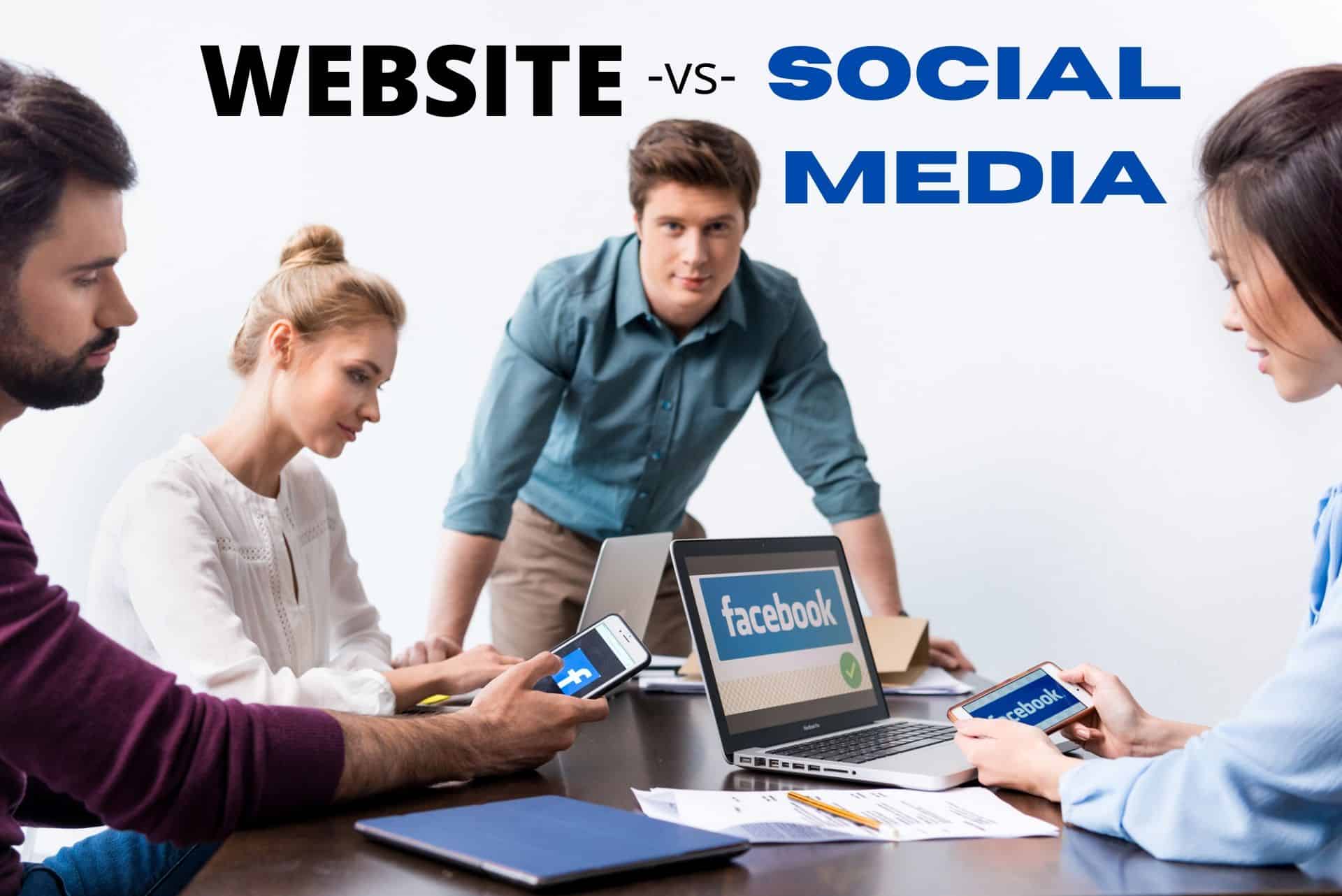 Website vs social media