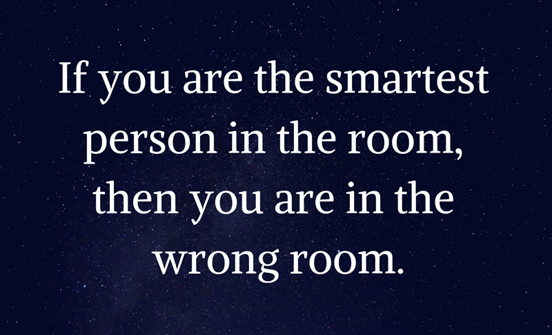 smartest person in the room