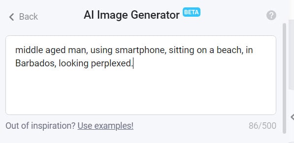 FlexClip AI image generator 2