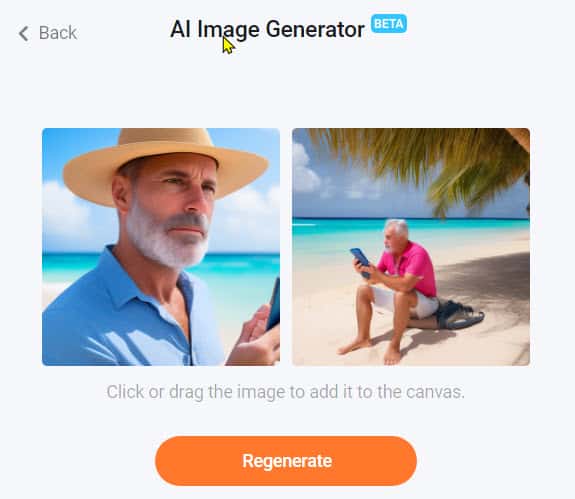 FlexClip AI image generator 3