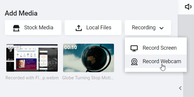FlexClip - Add Media
