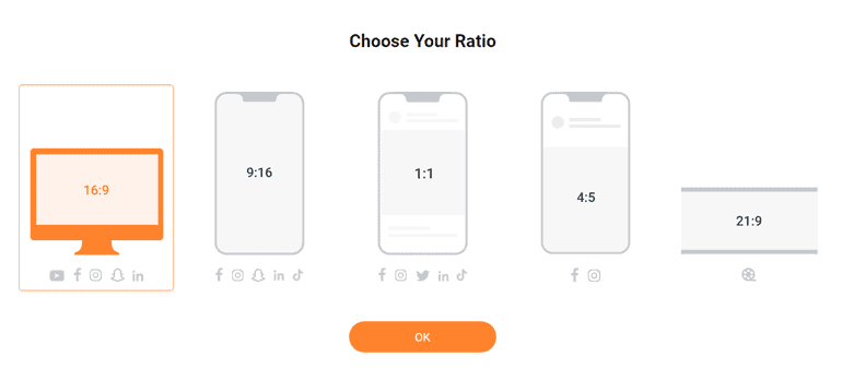 FlexClip Ratios