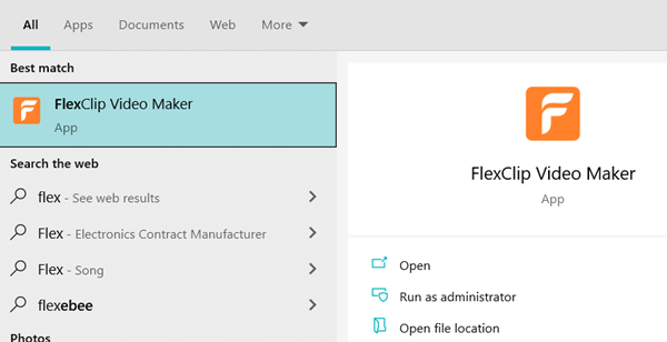 You can work on Flexclip directly on your computer if you download their app