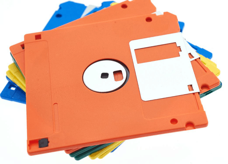 Thankfully we no longer need to back up files to lots of floppy disks