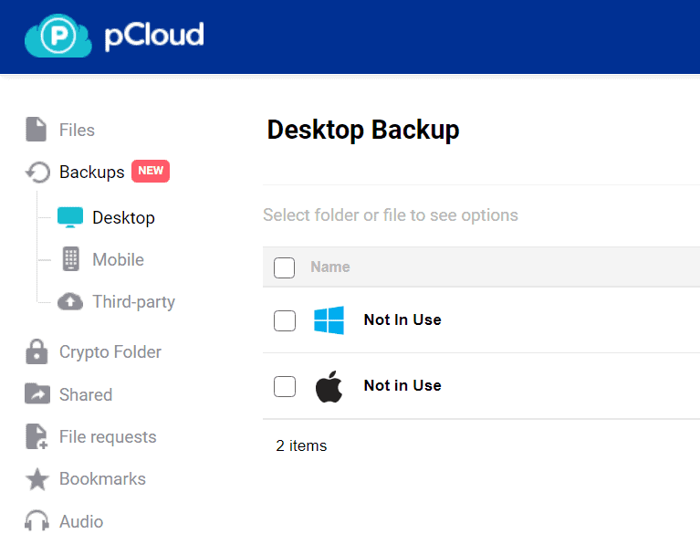 I no longer use the Desktop Backup - but I do use the Mobile Backup